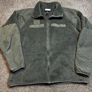 Vintage‎ military fleece cold weather jacket gen 3 size large regular